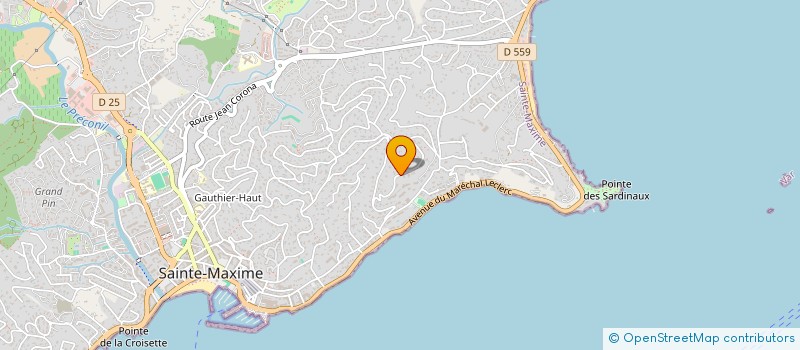 localisation de l'entreprise BAZZAFAM à SAINTE-MAXIME