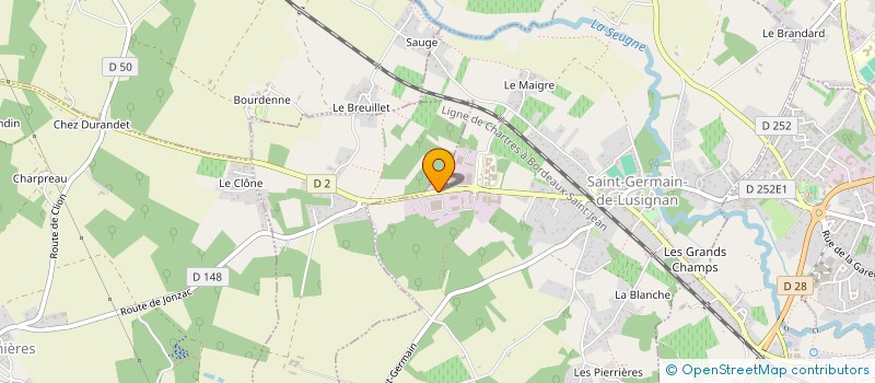 localisation de l'entreprise BB 1870  ROYAN