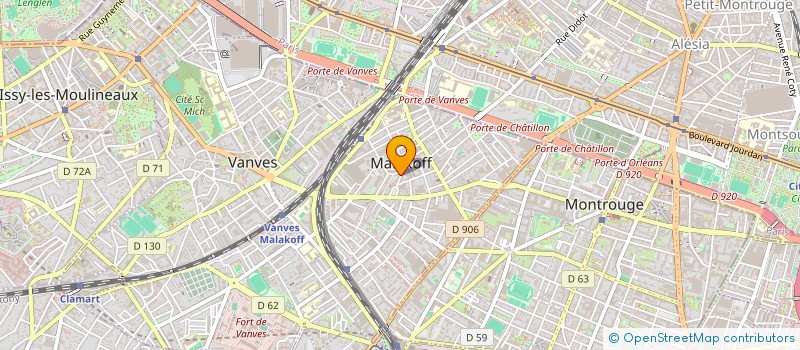 localisation de l'entreprise BB 2001  MALAKOFF