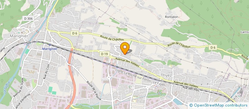 localisation de l'entreprise BB 2009  THYEZ