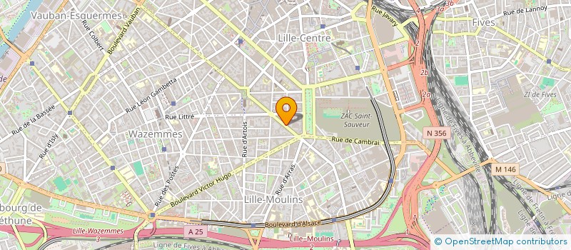 localisation de l'entreprise BB 78  LILLE