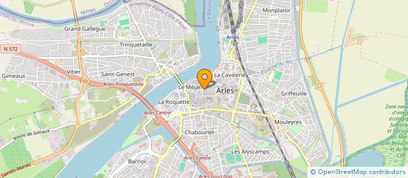 localisation de l'entreprise BB à ARLES