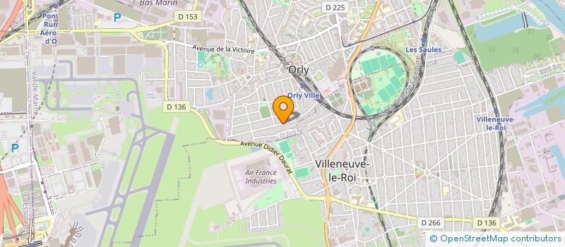 localisation de l'entreprise BB  ORLY