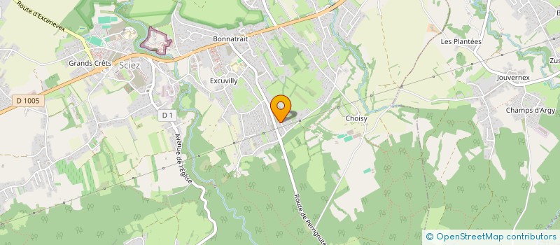 localisation de l'entreprise BB  SCIEZ