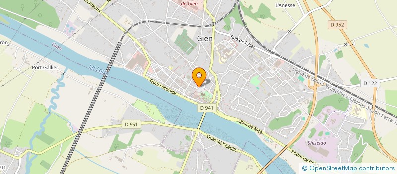 localisation de l'entreprise BB à GIEN