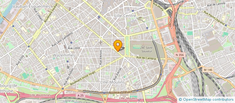 localisation de l'entreprise BB 87  LILLE