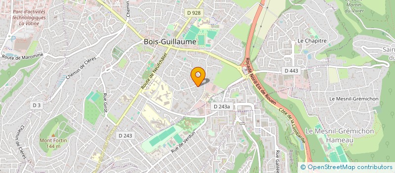 localisation de l'entreprise BB à BOIS-GUILLAUME