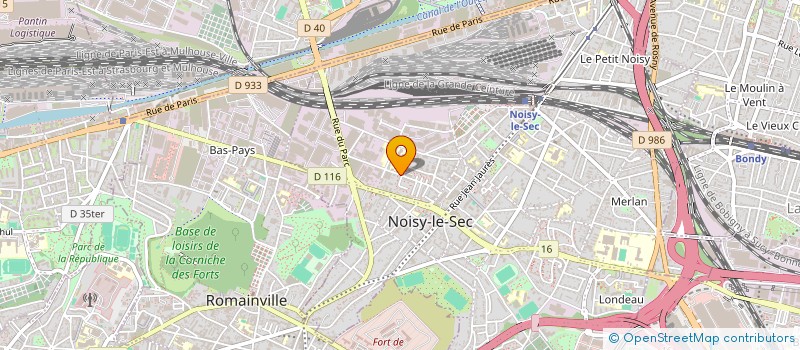 localisation de l'entreprise BB AUDITOR à NOISY-LE-SEC