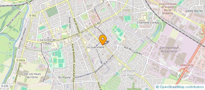 localisation de l'entreprise BB BATIMENT à CAEN