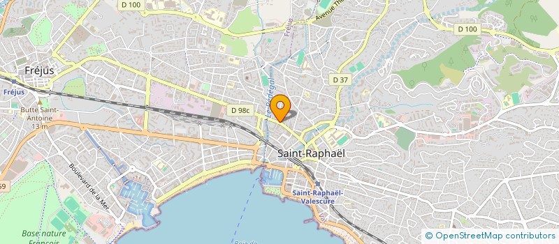 localisation de l'entreprise BB BATIMENTS à SAINT-RAPHAEL