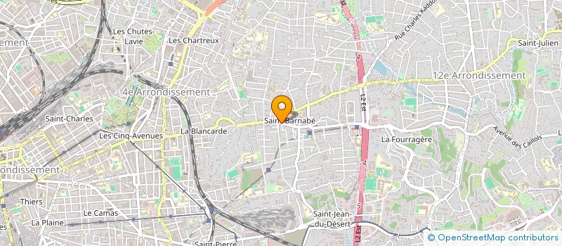 localisation de l'entreprise BB BOX.  MARSEILLE