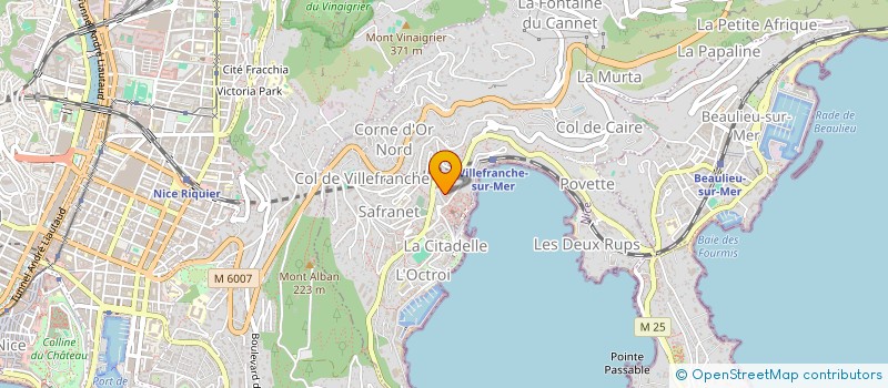 localisation de l'entreprise BB BROWN à VILLEFRANCHE-SUR-MER