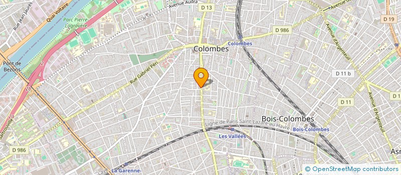 localisation de l'entreprise BB BURGER  COLOMBES
