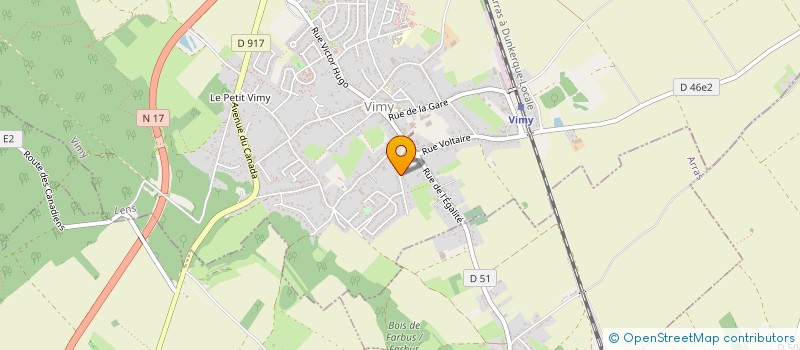 localisation de l'entreprise BB CANTERBURY à VIMY