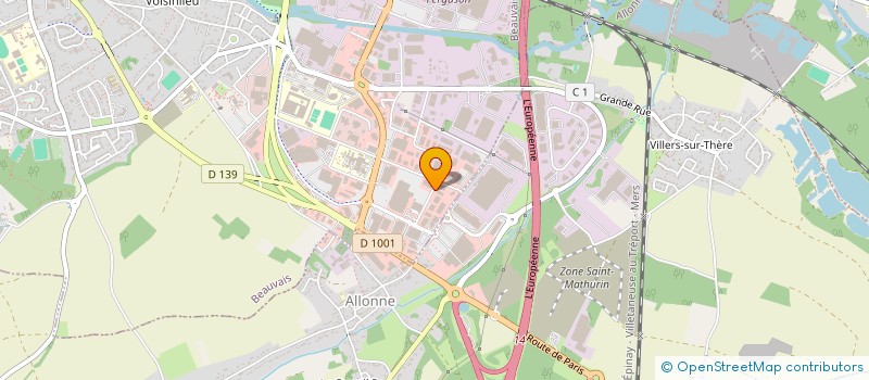 localisation de l'entreprise BB CARRELAGE  BEAUVAIS