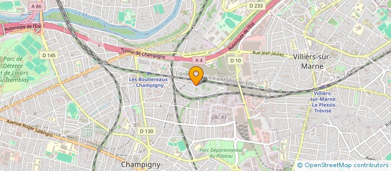 localisation de l'entreprise BB & CO à CHAMPIGNY-SUR-MARNE