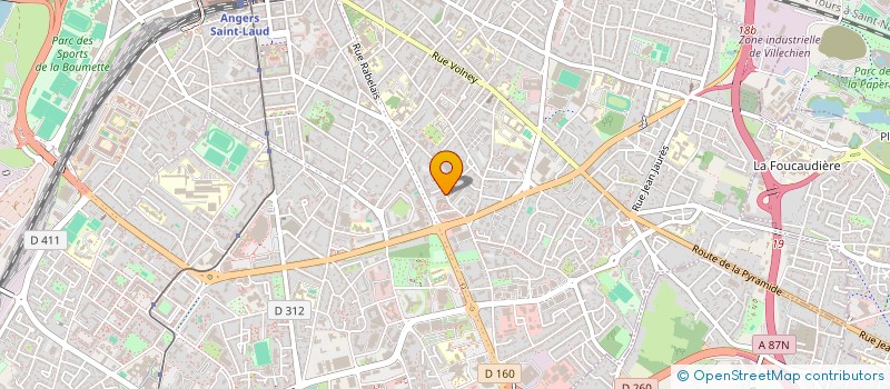 localisation de l'entreprise BB COLLECTIONS à ANGERS