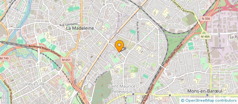 localisation de l'entreprise BB COM' à LILLE