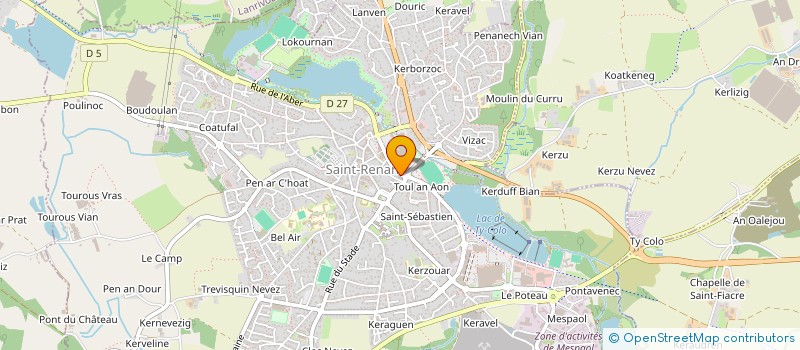 localisation de l'entreprise BB CONCEPT à SAINT-RENAN