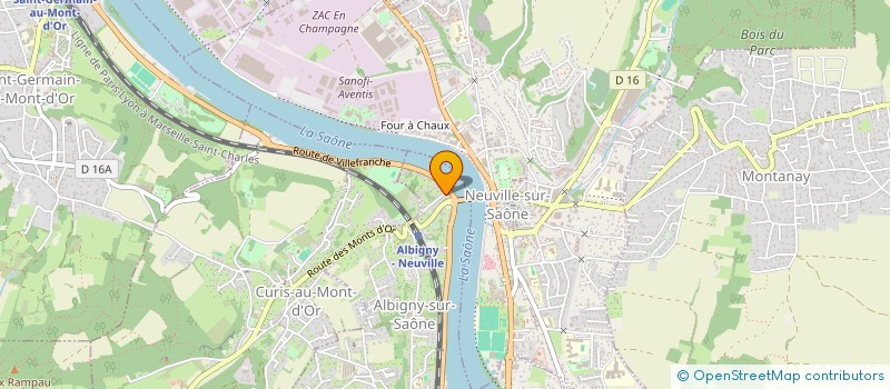 localisation de l'entreprise BB CONFORT  NEUVILLE-SUR-SAONE