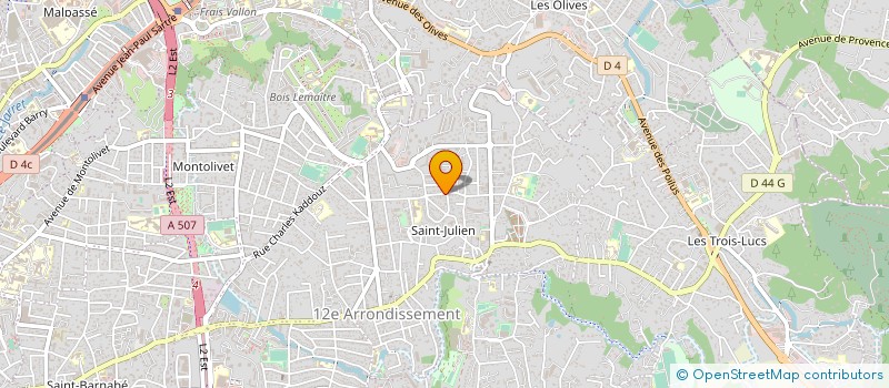 localisation de l'entreprise BB CONSEIL BTP à MARSEILLE