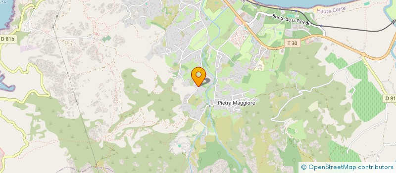 localisation de l'entreprise BB CORP à CALVI