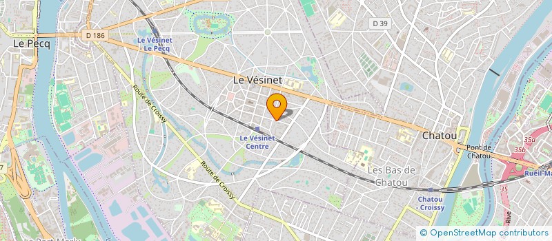 localisation de l'entreprise BB CUISINE-ELEC  LE VESINET