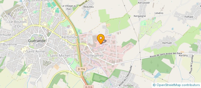 localisation de l'entreprise BB D EOLE à GUERANDE