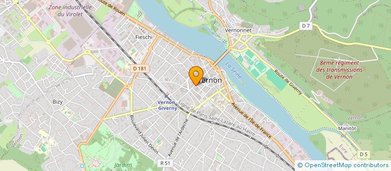 localisation de l'entreprise BB DANGE à VERNON