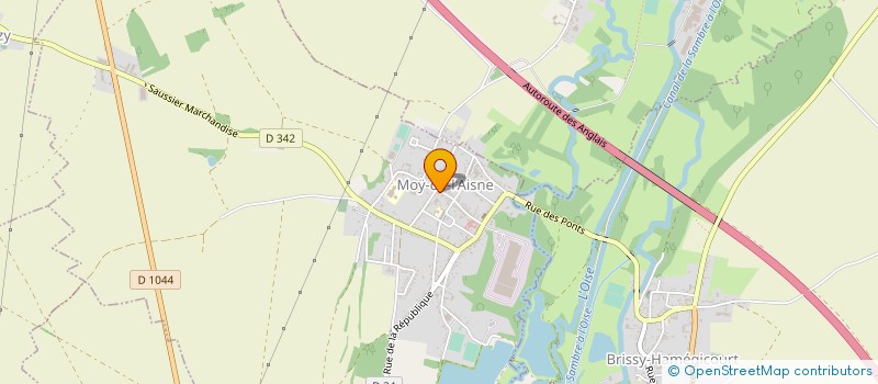 localisation de l'entreprise BB DISTRIBUTION à MOY DE L AISNE