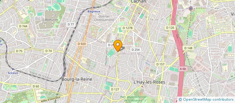 localisation de l'entreprise BB ELECTROMENAGER  CACHAN