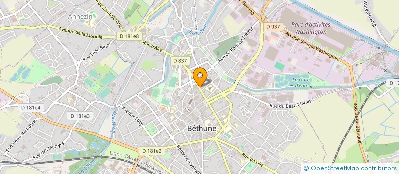 localisation de l'entreprise BB ENERGY FRANCE SAS à BETHUNE