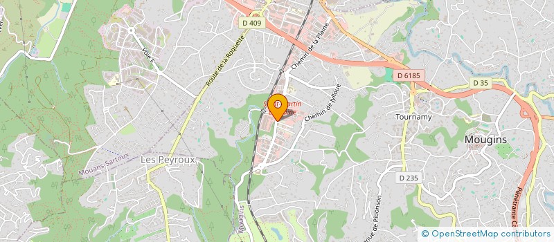 localisation de l'entreprise BB EVENTS MANAGEMENT à MOUGINS