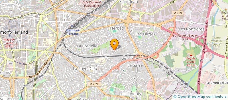 localisation de l'entreprise BB FAMILY  CLERMONT-FERRAND