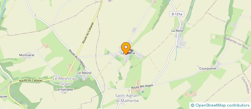 localisation de l'entreprise BB FINANCES  MALHERBE-SUR-AJON