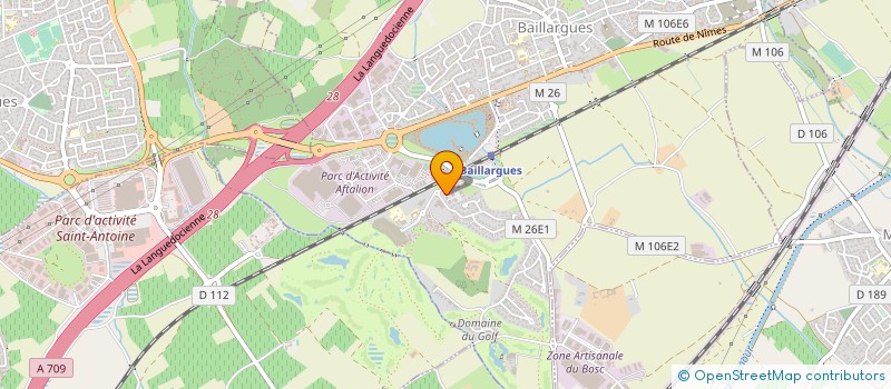 localisation de l'entreprise BB FINANCES à BAILLARGUES
