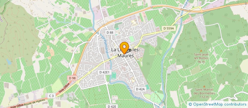 localisation de l'entreprise BB.FR IMMO  LA LONDE-LES-MAURES