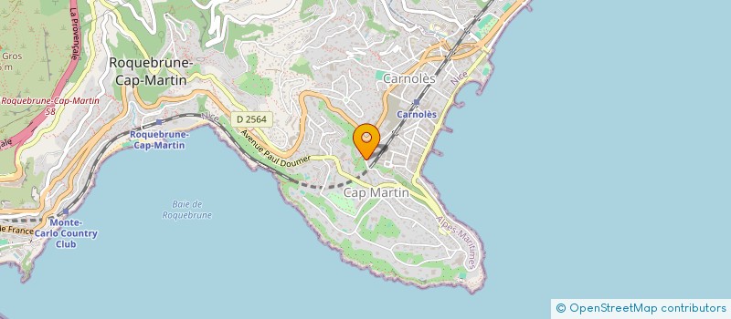 localisation de l'entreprise BB FRANCE à ROQUEBRUNE-CAP-MARTIN