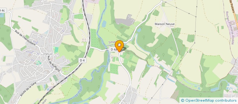 localisation de l'entreprise BB GESTION  ROCHES-PREMARIE-ANDILLE