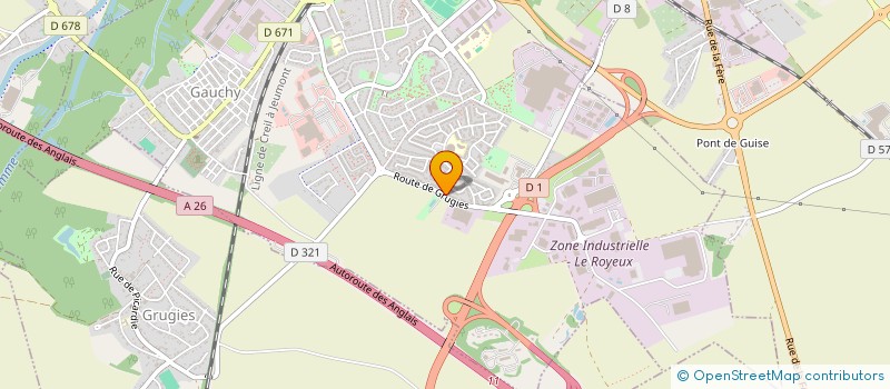 localisation de l'entreprise BB-GRIBOUILLE à GAUCHY