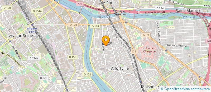localisation de l'entreprise BB GROUP à ALFORTVILLE