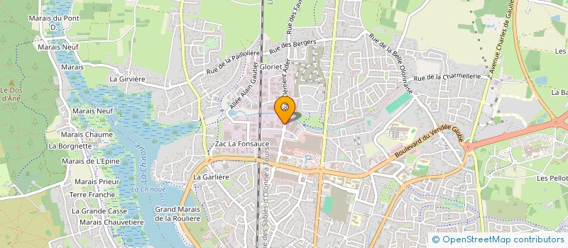 localisation de l'entreprise BB HOLDING  LES SABLES-D'OLONNE