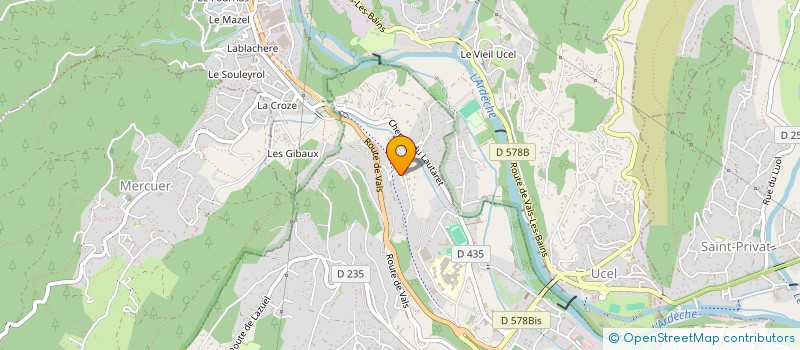 localisation de l'entreprise BB HOME à AUBENAS