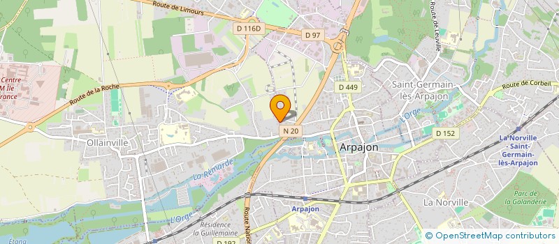 localisation de l'entreprise BB IMMO  ARPAJON