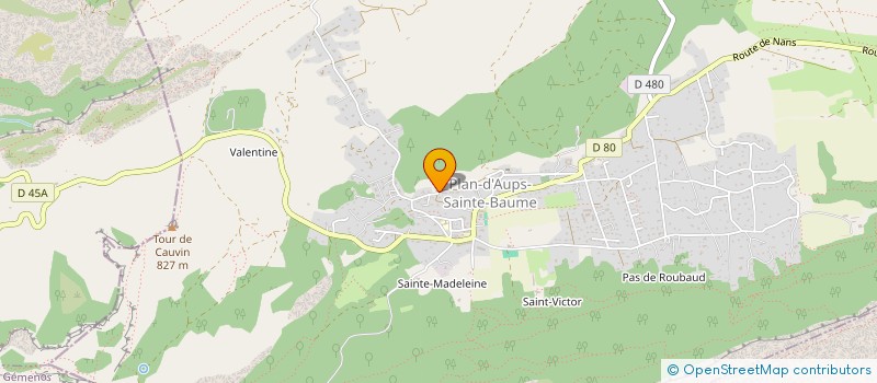 localisation de l'entreprise BB IMMO  PLAN-D'AUPS-SAINTE-BAUME