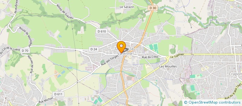localisation de l'entreprise BB IMMO RENOVATION à GREZIEU-LA-VARENNE
