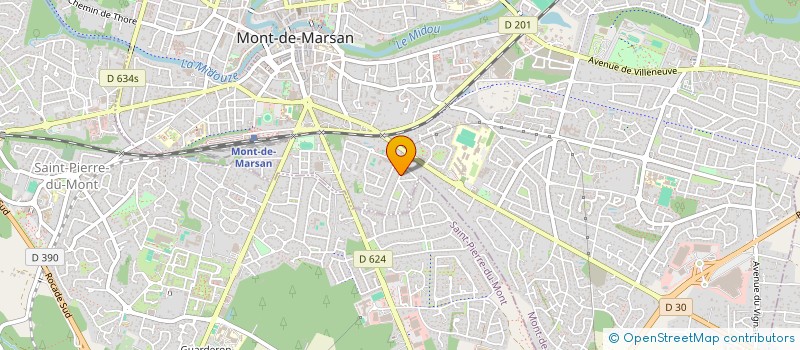 localisation de l'entreprise BB IMMOBILIER  MONT-DE-MARSAN