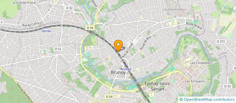 localisation de l'entreprise BB INVEST à BRUNOY