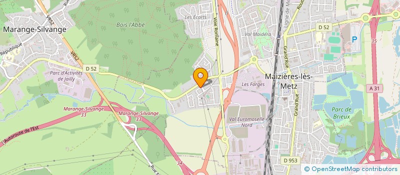 localisation de l'entreprise BB INVESTMENT  MAIZIERES-LES-METZ