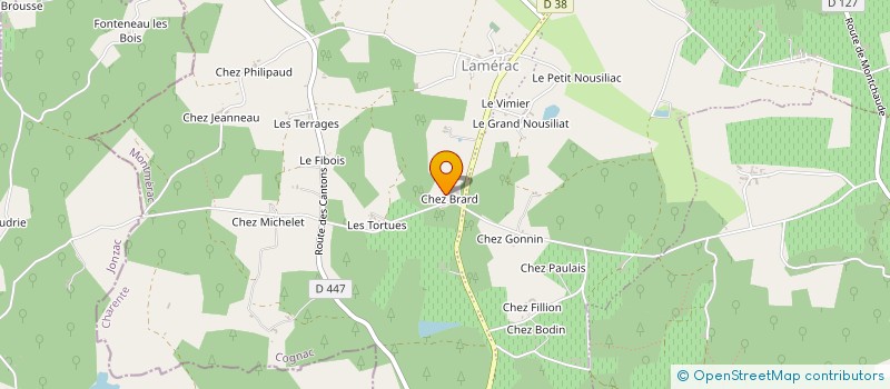 localisation de l'entreprise BB LOC à MONTMERAC